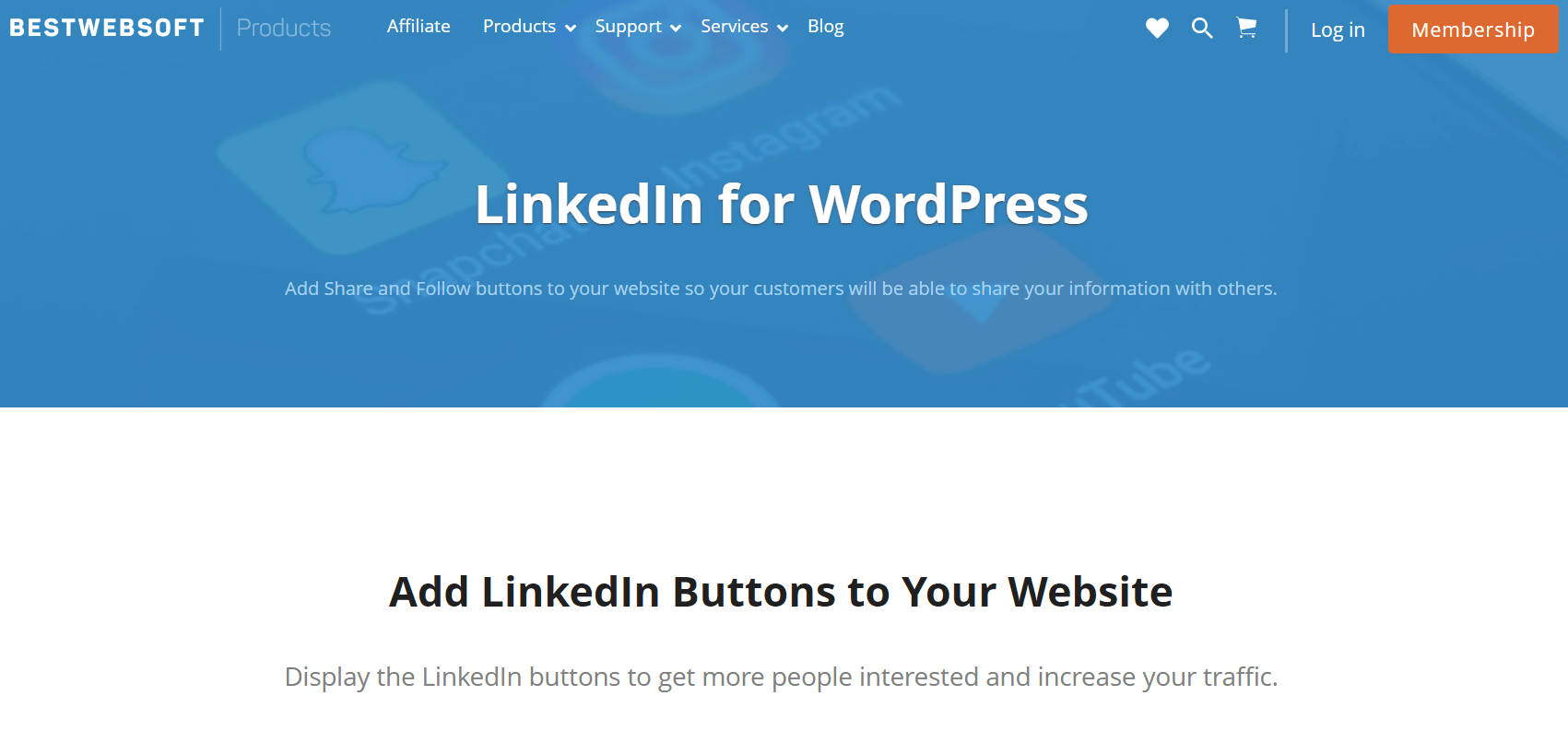bestwebsoft linkedin wordpress plugin